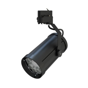 Акцент 24 CRI80 3000К 90° RAL9005 Муар Трековый шинопровод