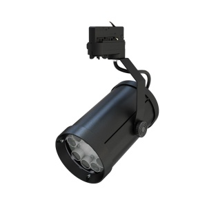 Акцент 16 CRI80 4000К 15° RAL9005 Муар Трековый шинопровод