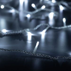Светодиодная гирлянда ARD-STRING-HOME-5000-CLEAR-50LED-FLASH WHITE (230V, 3.5W) (Ardecoled, IP20, 1 год)