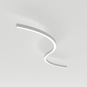 Светильник SP-LINE-HANG ARC-S3535-D1500-124W Warm3000 (WHITE, 230V) (Arlight, Металл)