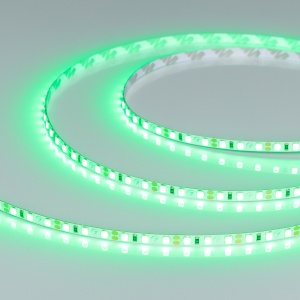 Лента RT-A120-5mm 12V Green (9.6 W/m, IP20, 2835, 5m) (Arlight, узкая)