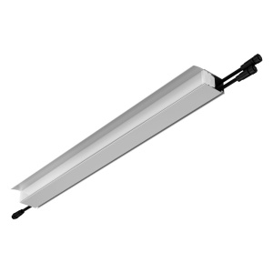 Модерн Флэт 11 620мм (18Вт/м) 24В DC 5 пикс. RGBW DMX CRI80 5000К Опал (Профиль, козырек, транзитное штепсельное соединение)